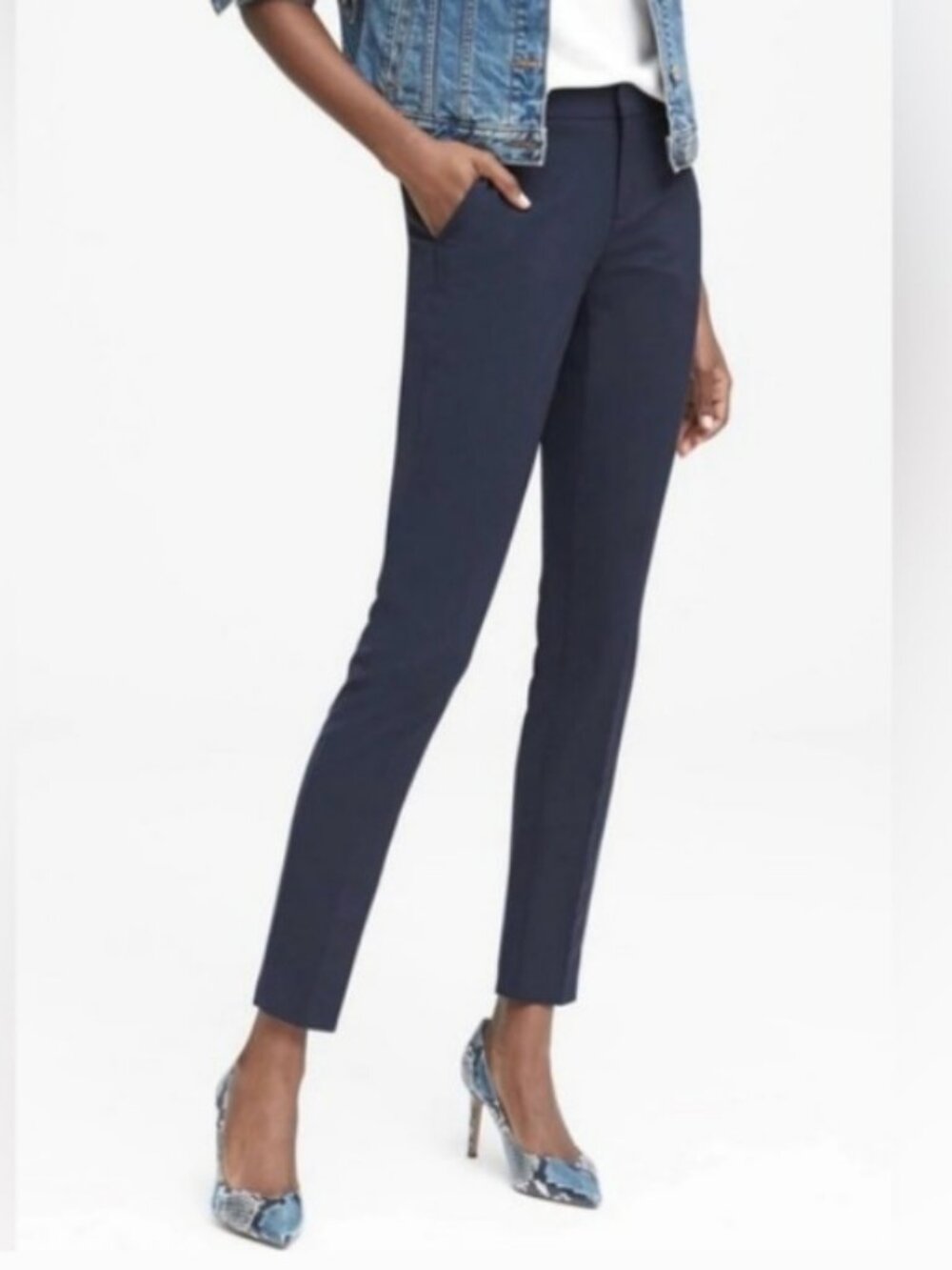 Banana Republic Ryan Slim Wool-Blend Pants